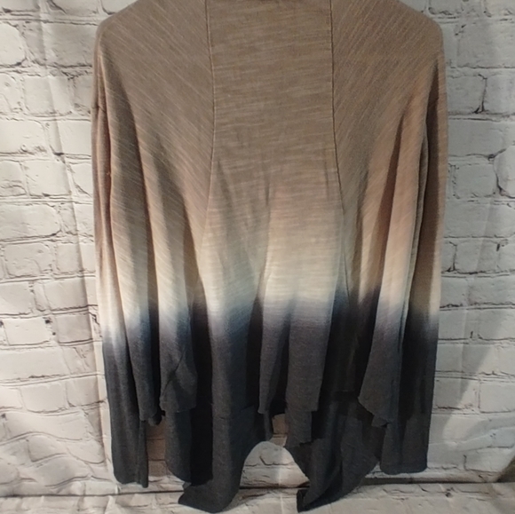 YFB Young Fabulous and Broke Dip Dye V Neck Long Sleeve Top S - Picture 7 of 14
